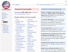 Tablet Screenshot of conservapedia.com
